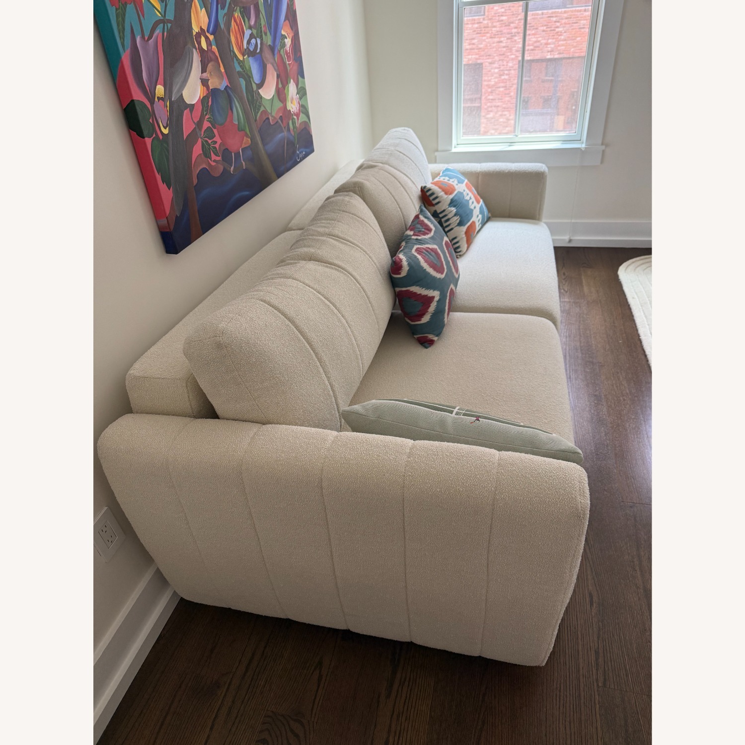 Serta Lowry White Sleeper Sofa - image-3