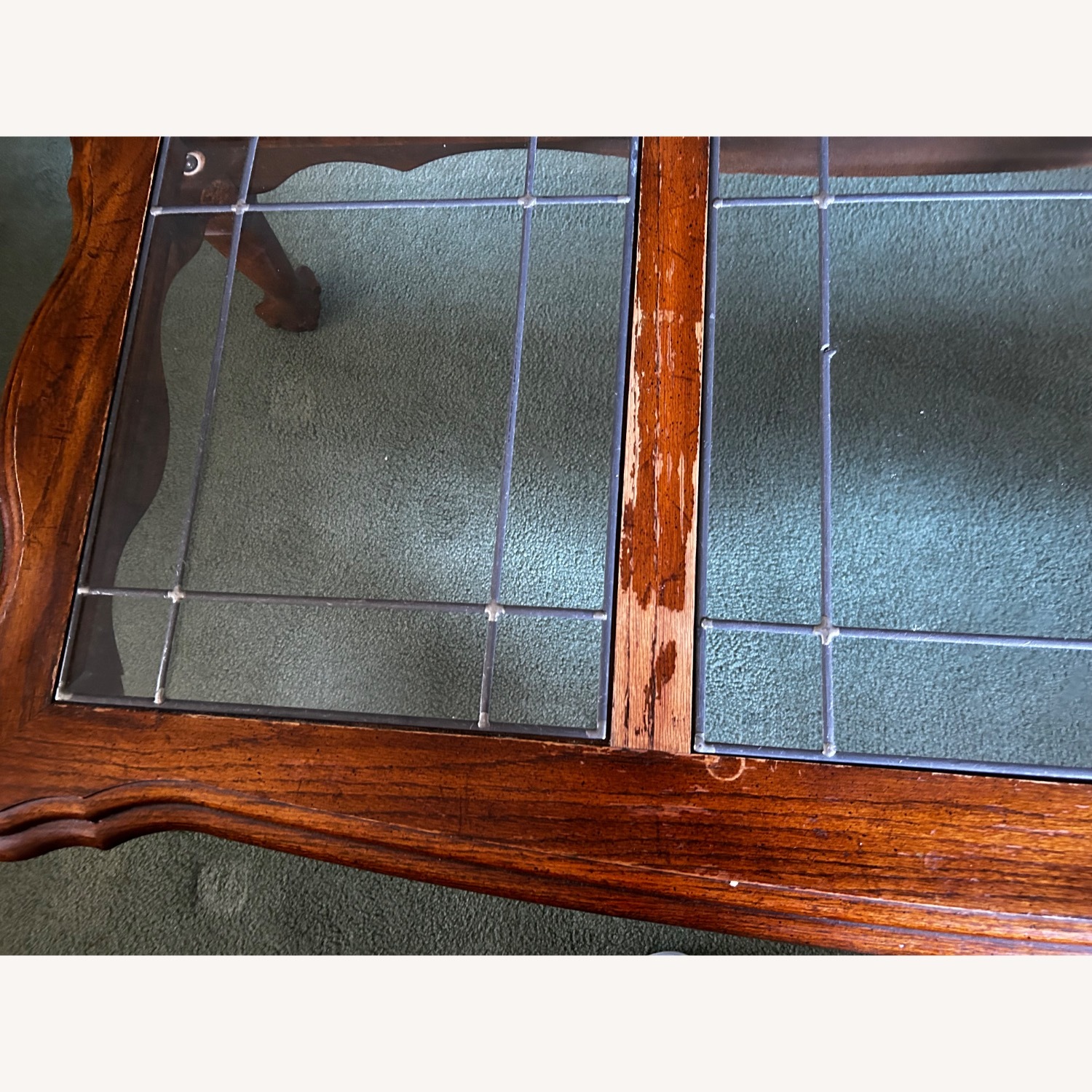 Vintage/Antique Finds Dark Brown Coffee Table - image-2