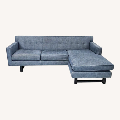 Used Room & Board Andre Sectional in Grey Fabric for sale on AptDeco