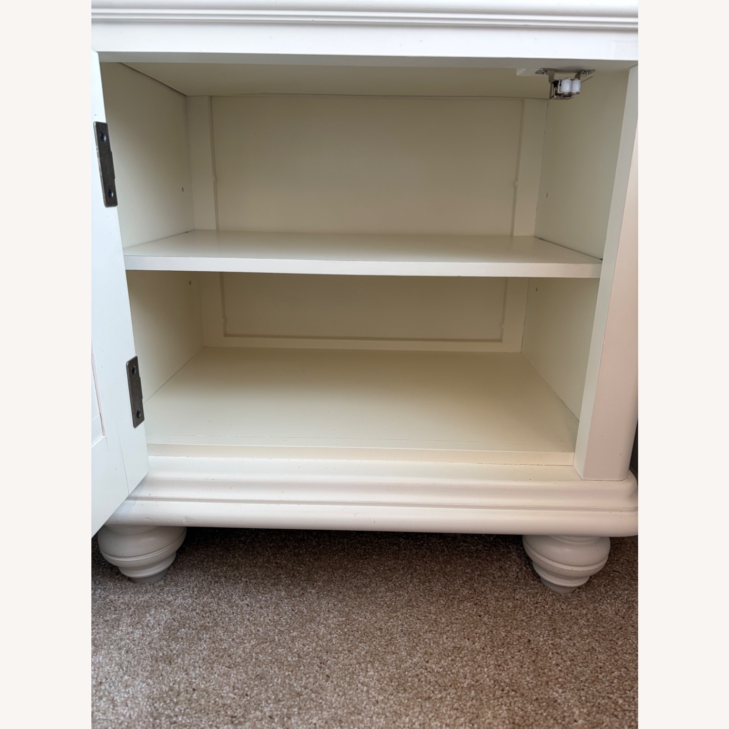 Ashley Furniture White Wood Nightstands - image-3