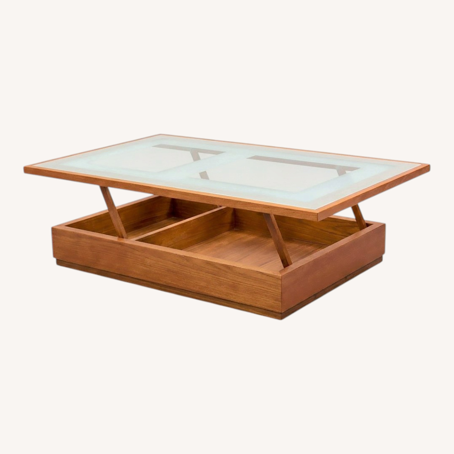 Vintage/Antique Finds Glass Coffee Table - image-0