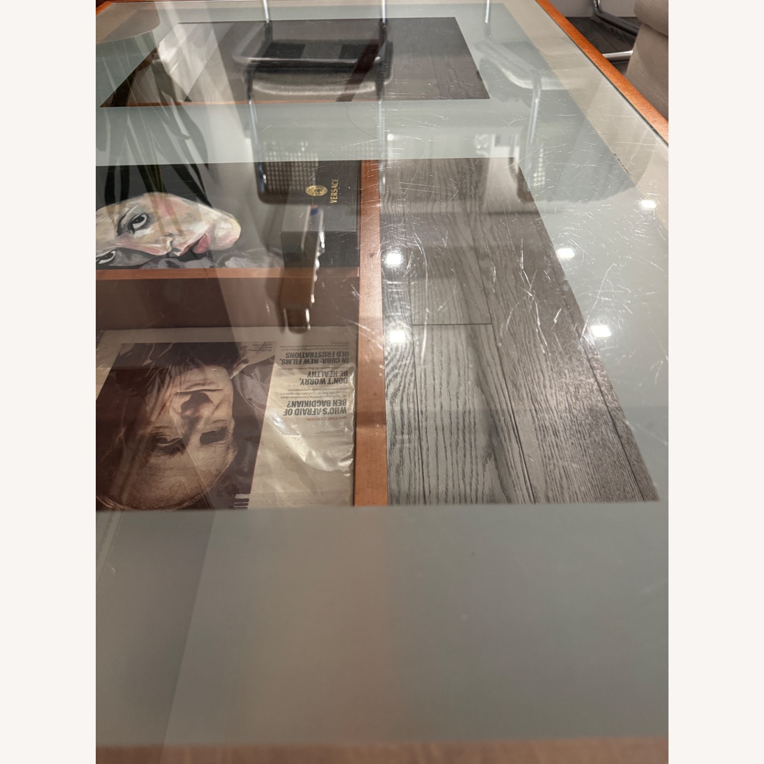 Vintage/Antique Finds Glass Coffee Table - image-4