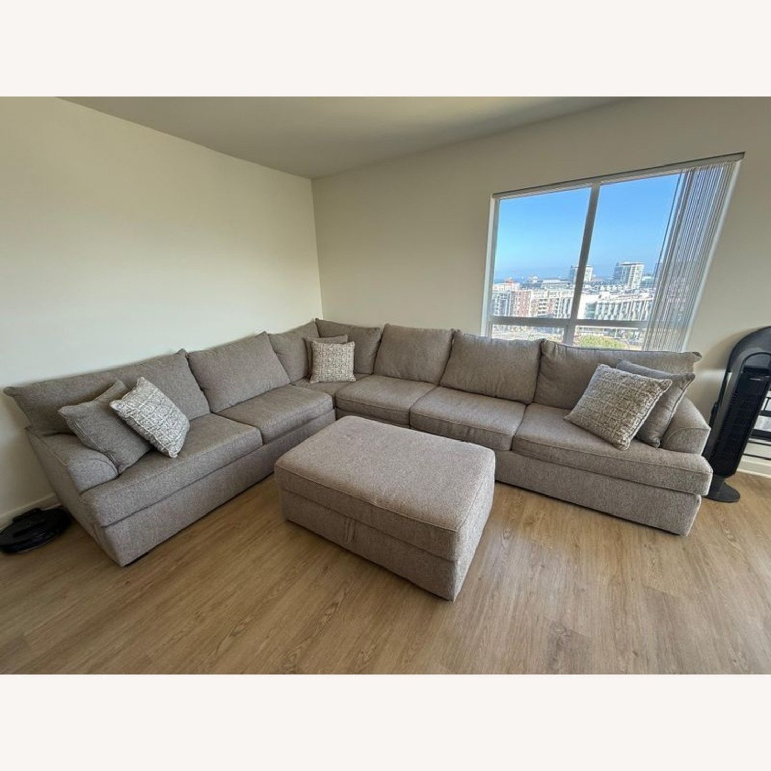 Living Spaces Belinha L-Shaped Sectional Sofa - image-2