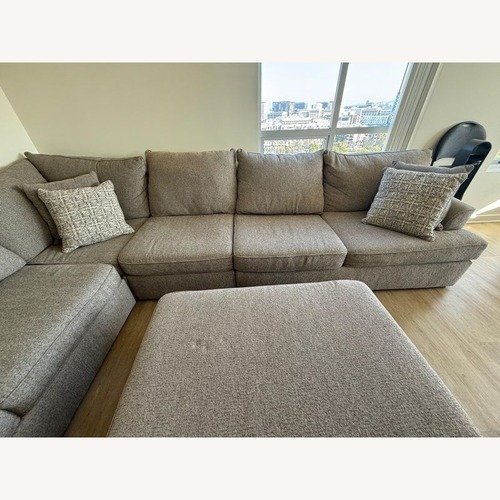 Used Living Spaces Belinha L-Shaped Sectional Sofa for sale on AptDeco