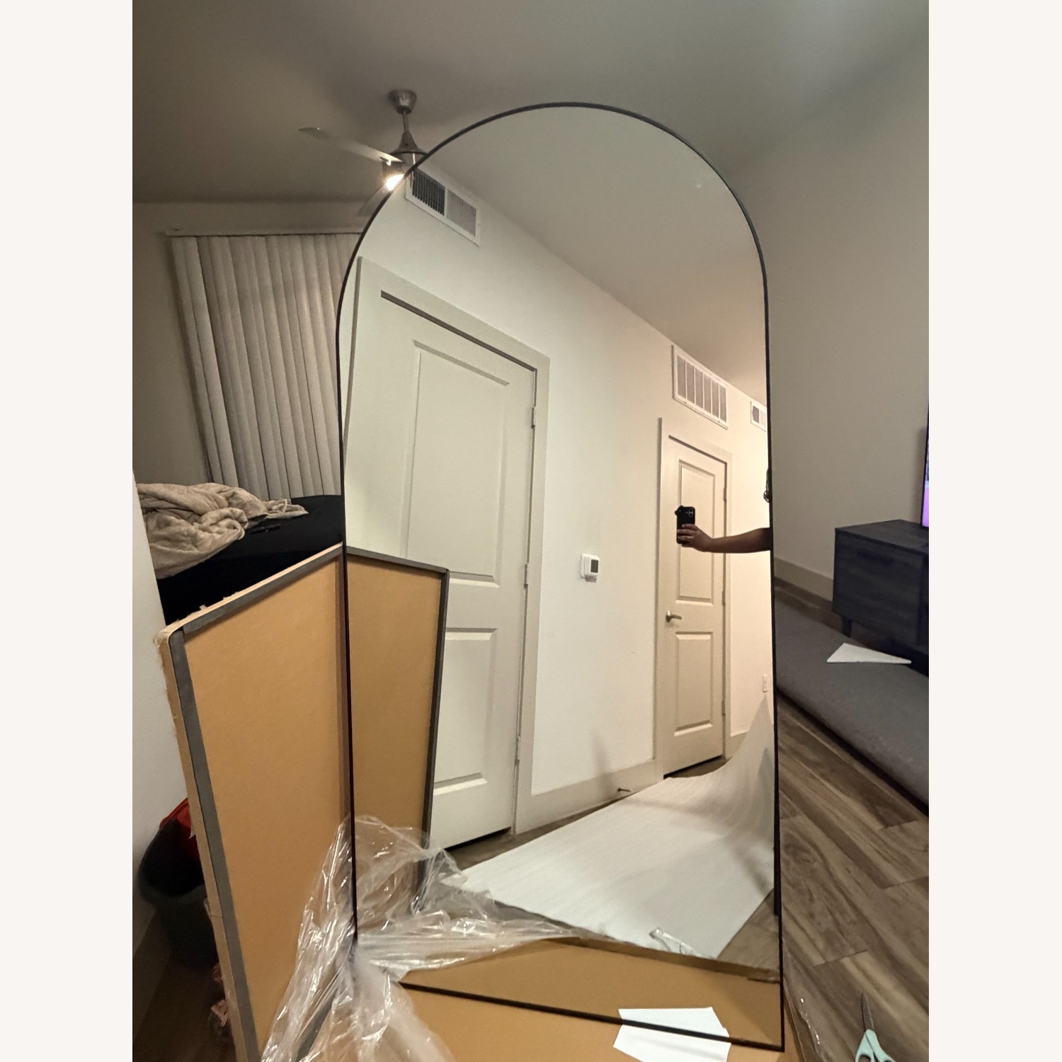 Black Floor Mirror - image-2