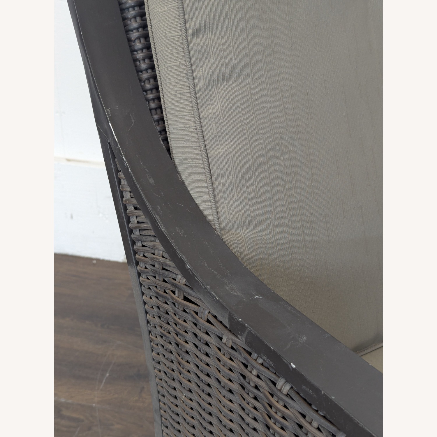 All Weather Outdoor Wicker Armchair  - image-1