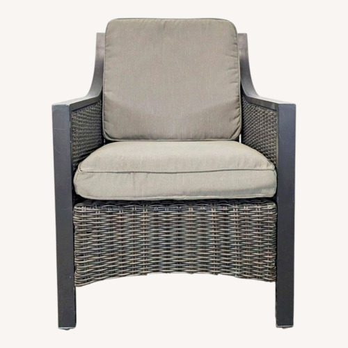 Used All Weather Outdoor Wicker Armchair  for sale on AptDeco