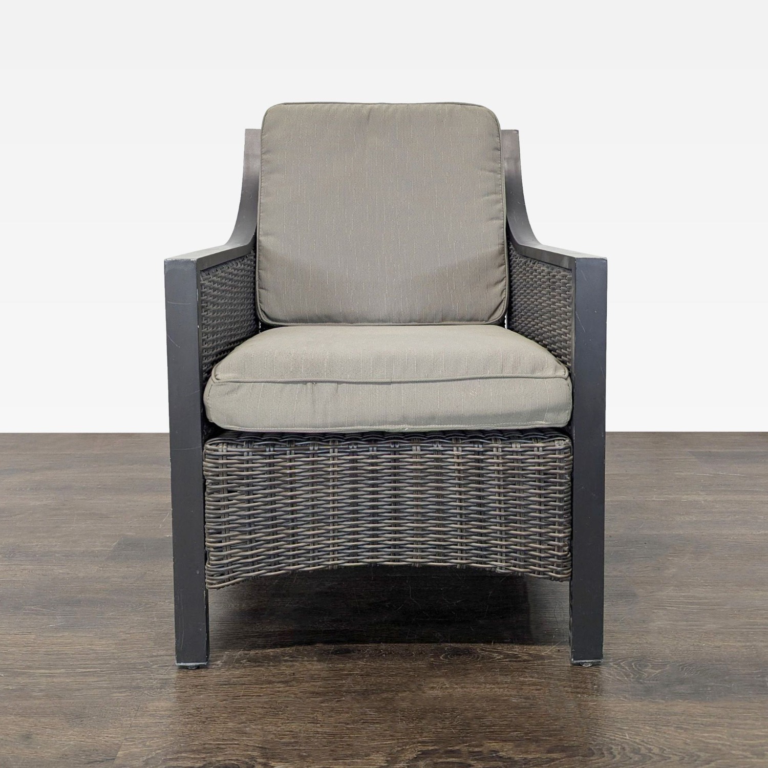 All Weather Outdoor Wicker Armchair  - image-5