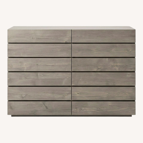 Used Light Gray Wood Dresser for sale on AptDeco