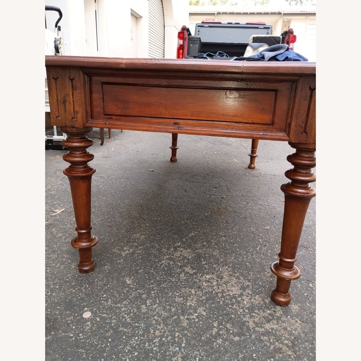 Mid 1800's Antique Wood Desk - image-3