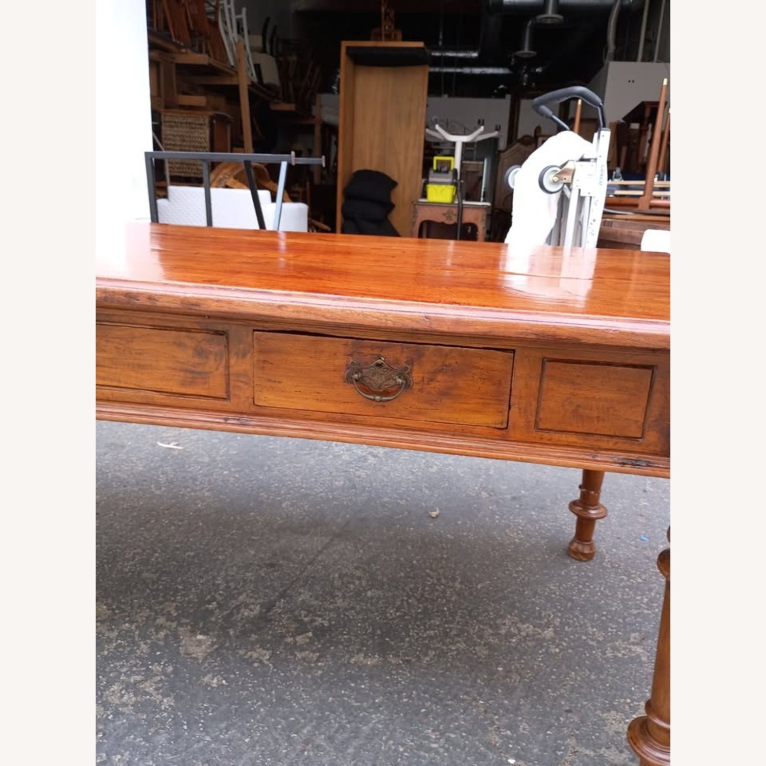 Mid 1800's Antique Wood Desk - image-10