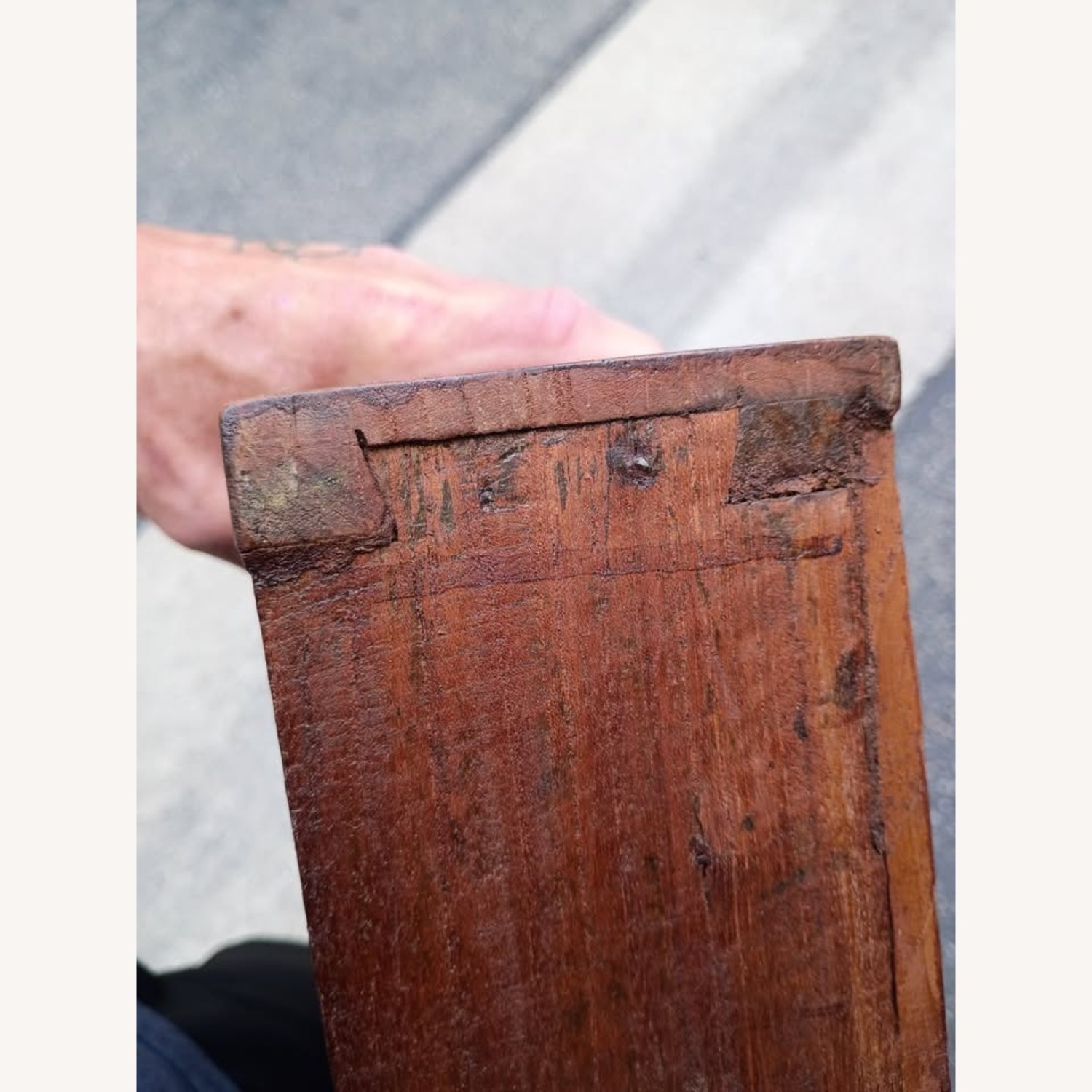 Mid 1800's Antique Wood Desk - image-5
