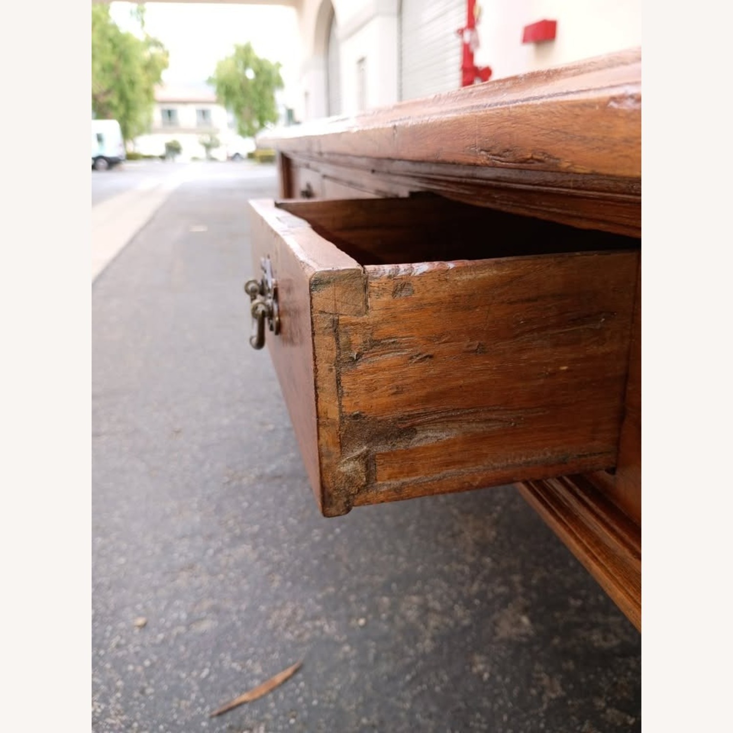 Mid 1800's Antique Wood Desk - image-6