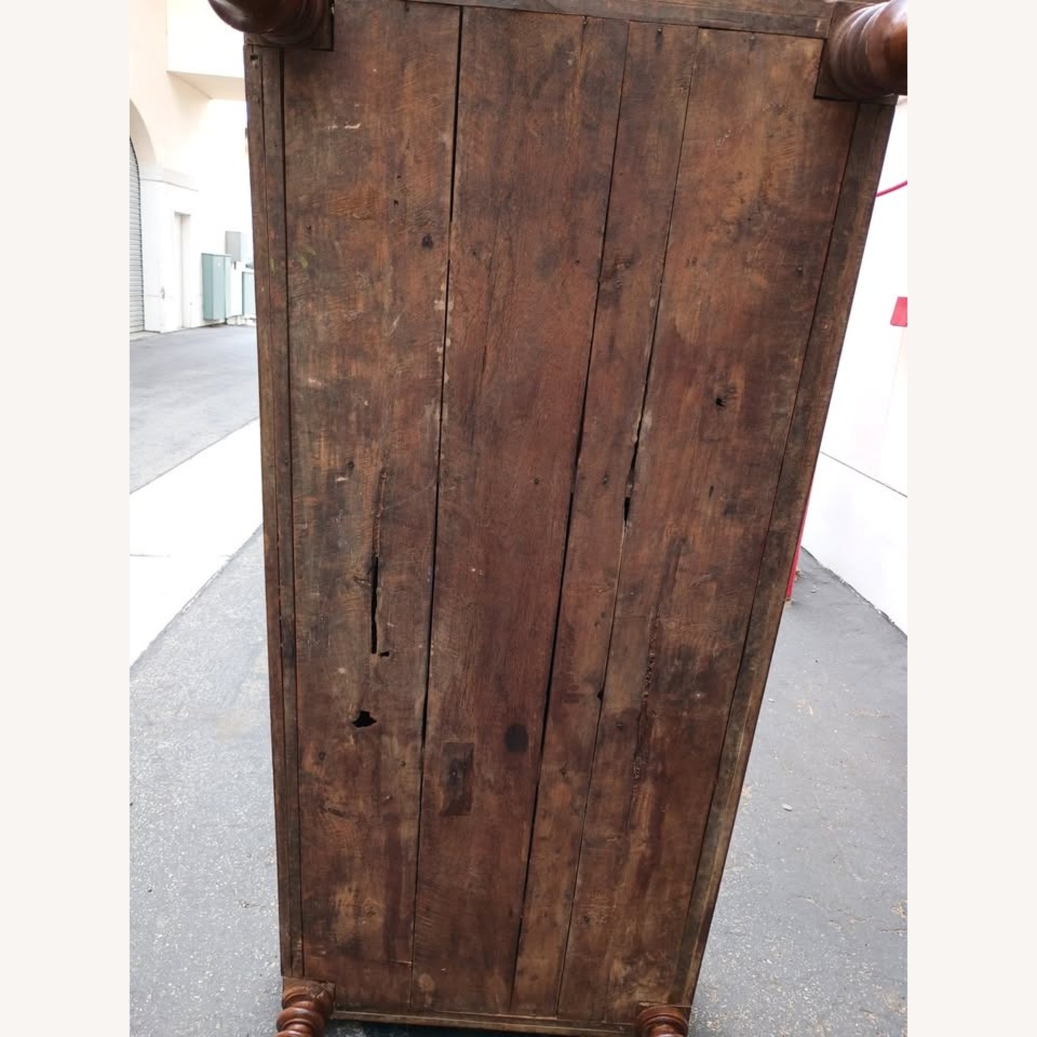 Mid 1800's Antique Wood Desk - image-4