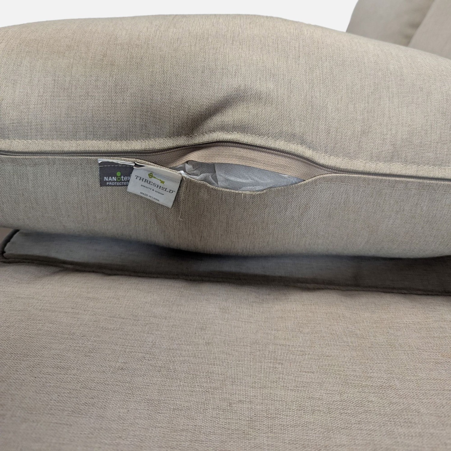 Threshold Outdoor All Weather Wicker Sofa - image-1