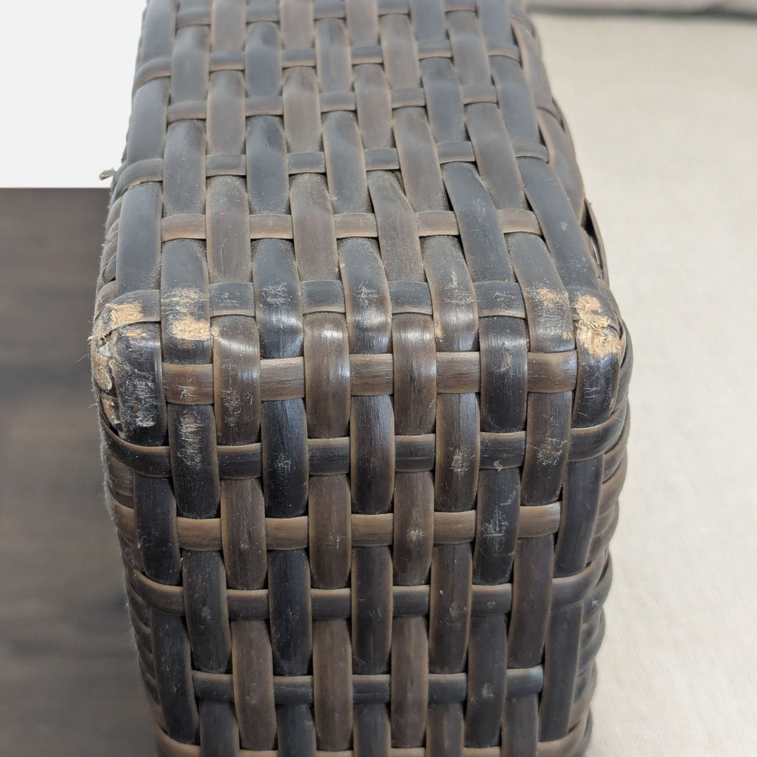 Threshold Outdoor All Weather Wicker Sofa - image-2