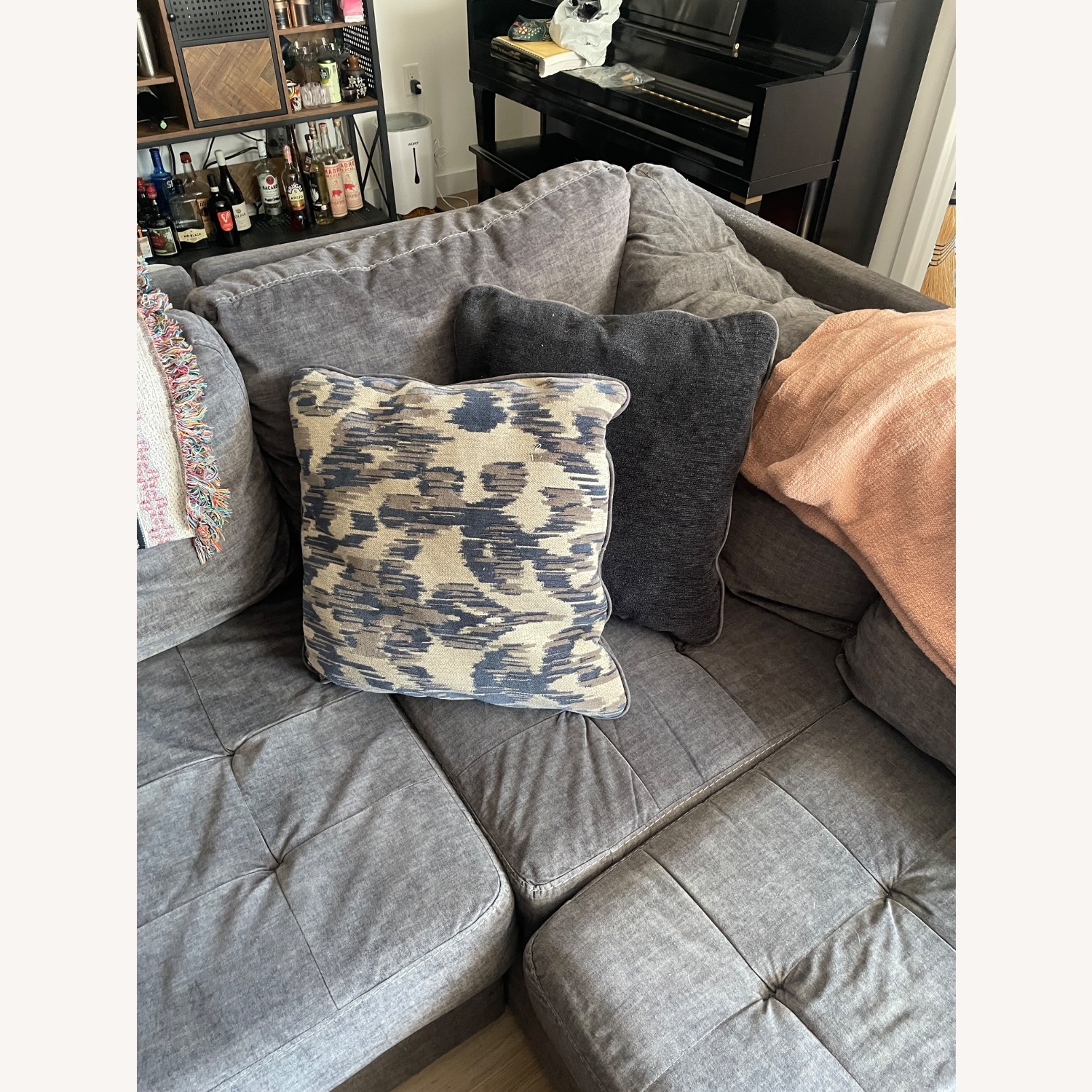 Ashley Furniture Dark Gray 2 Piece Sectional - image-4