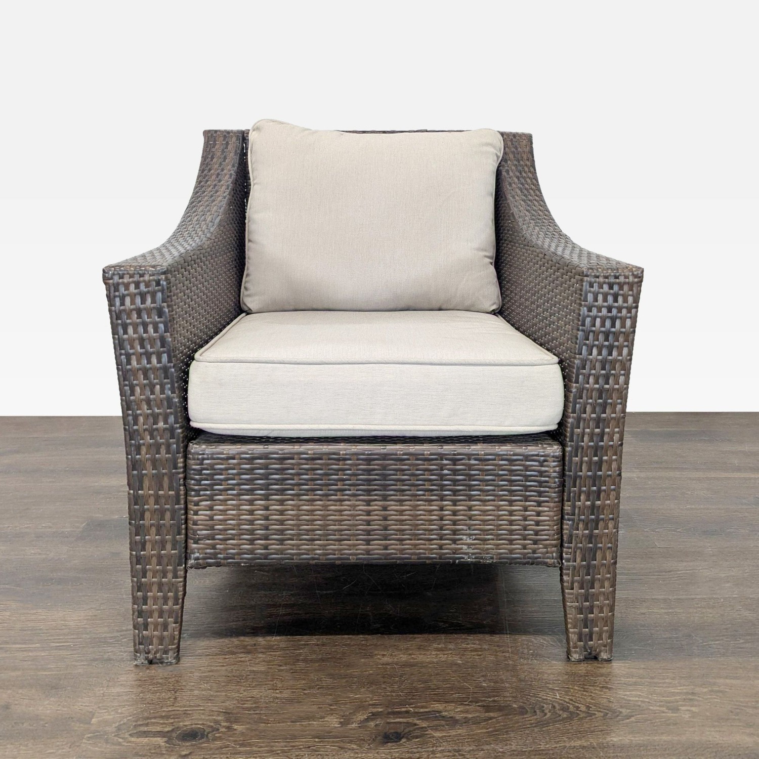Threshold Outdoor All Weather Wicker Armchair  - image-4
