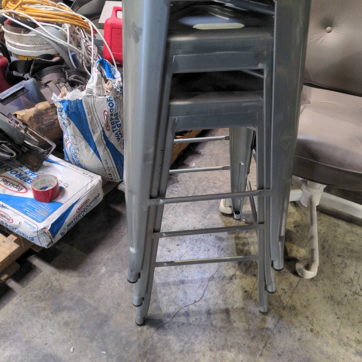 Stackable Metal Bar Stool - image-3