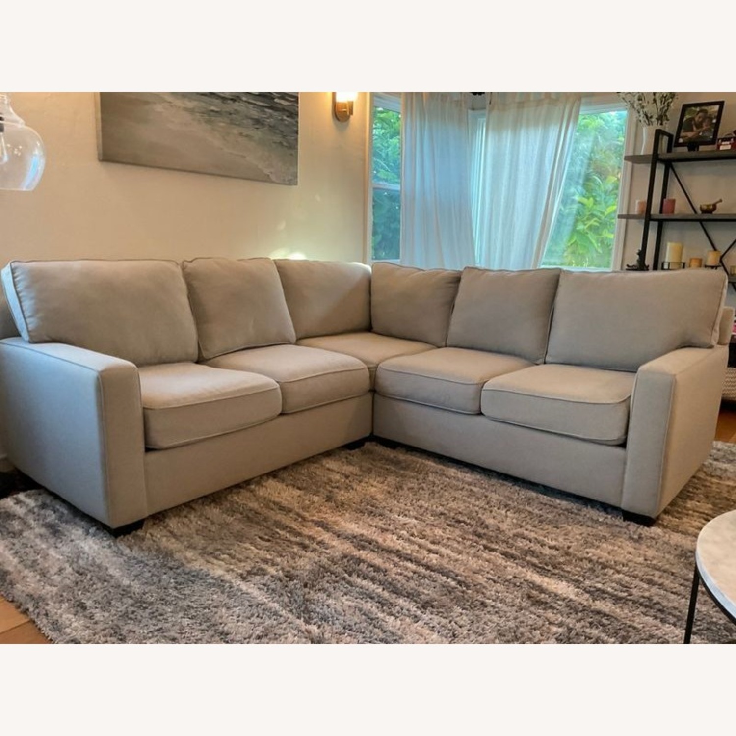 Pottery Barn Buchanan Fabric Sectional Sofa - image-3