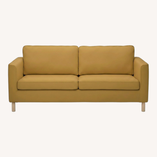 Used IKEA Parup Yellow Fabric 3+ Seater Sofa for sale on AptDeco
