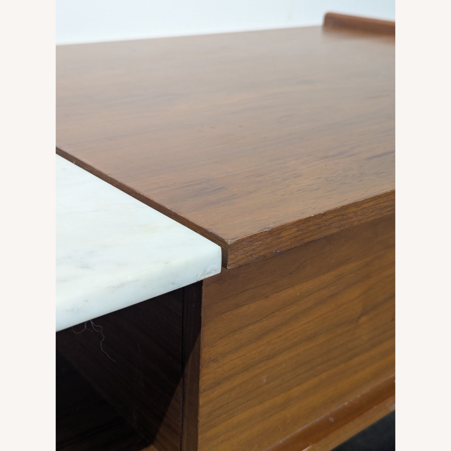 West Elm Marble & Wood Pop-UP Coffee Table - image-3