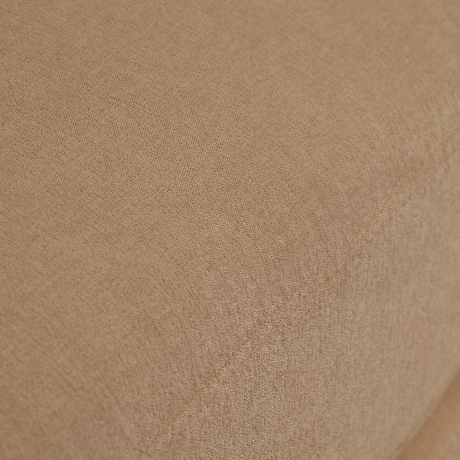 Modern Curved 3-Seat Sofa Beige Upholstered - image-6
