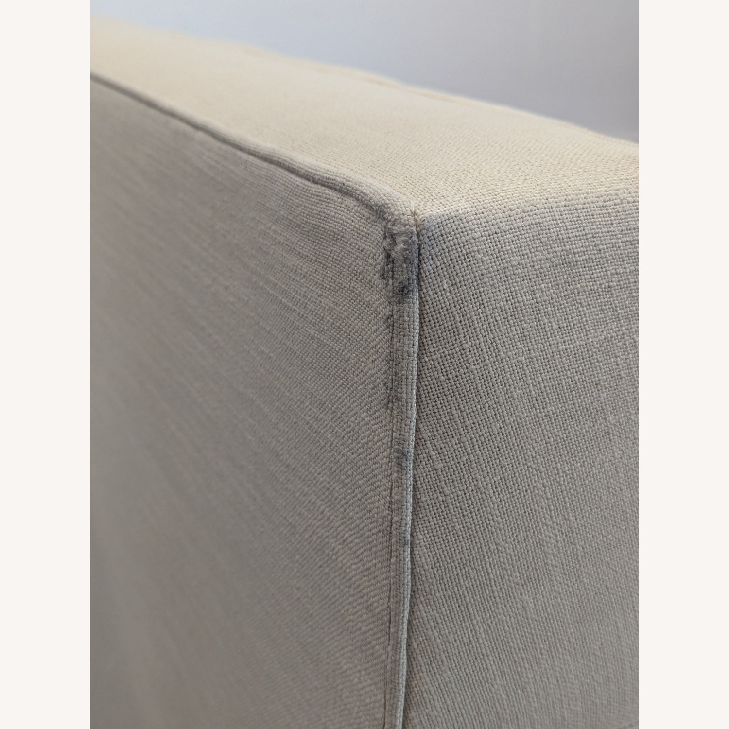 Modern Beige 3-Seat Sofa - image-2