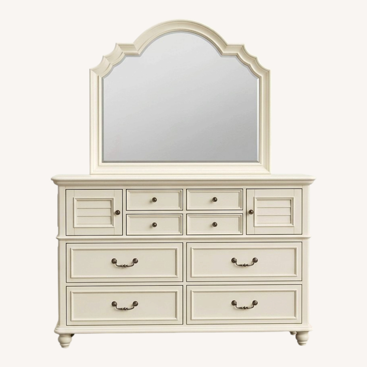 Ashley Furniture White Wood Dresser - image-0