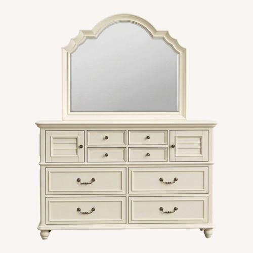 Used Ashley Furniture White Wood Dresser for sale on AptDeco