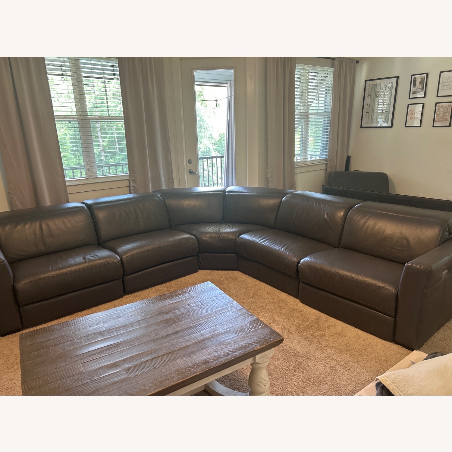 Chateau D'ax Nuvola Dark Brown 3+ Piece Sectional - image-3