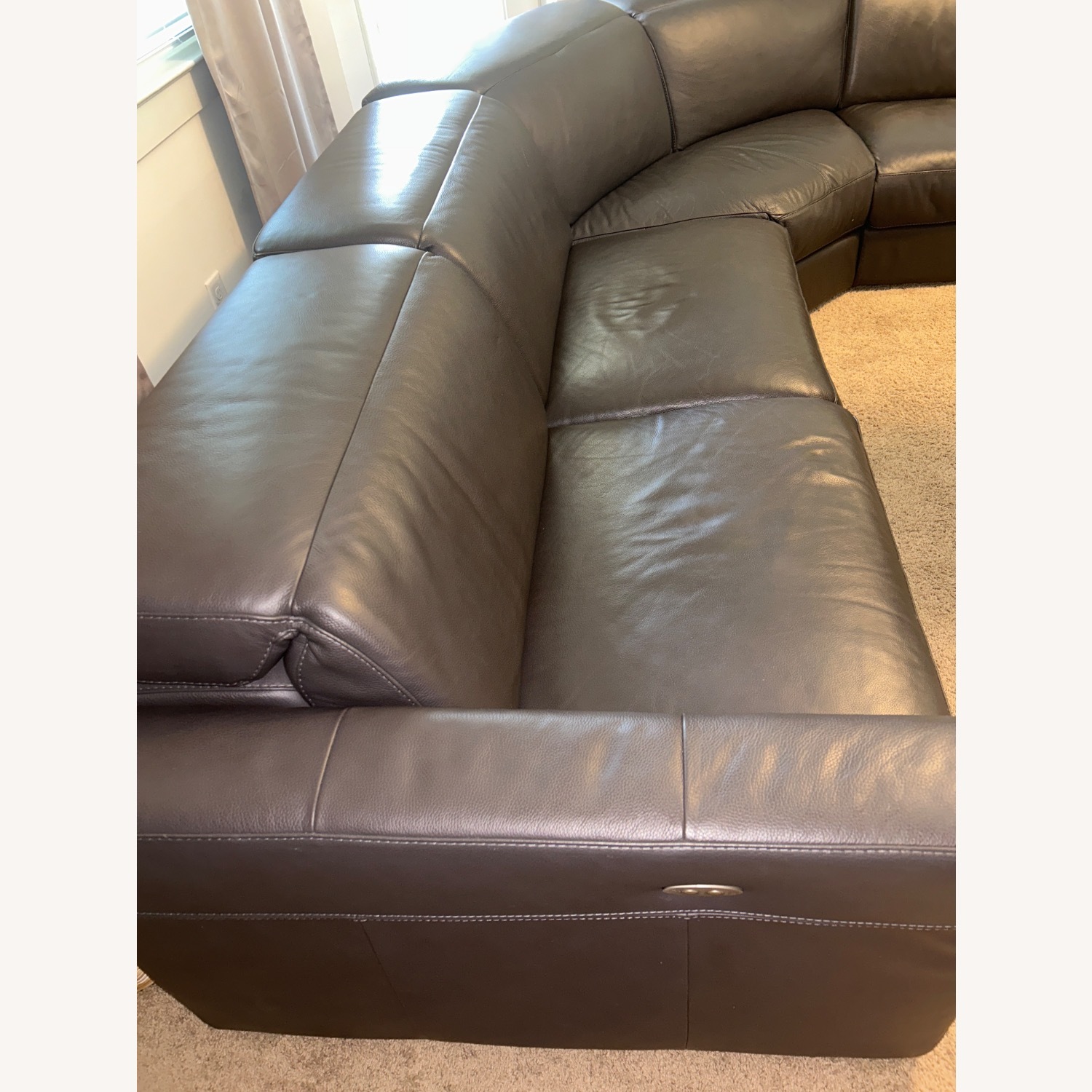 Chateau D'ax Nuvola Dark Brown 3+ Piece Sectional - image-2