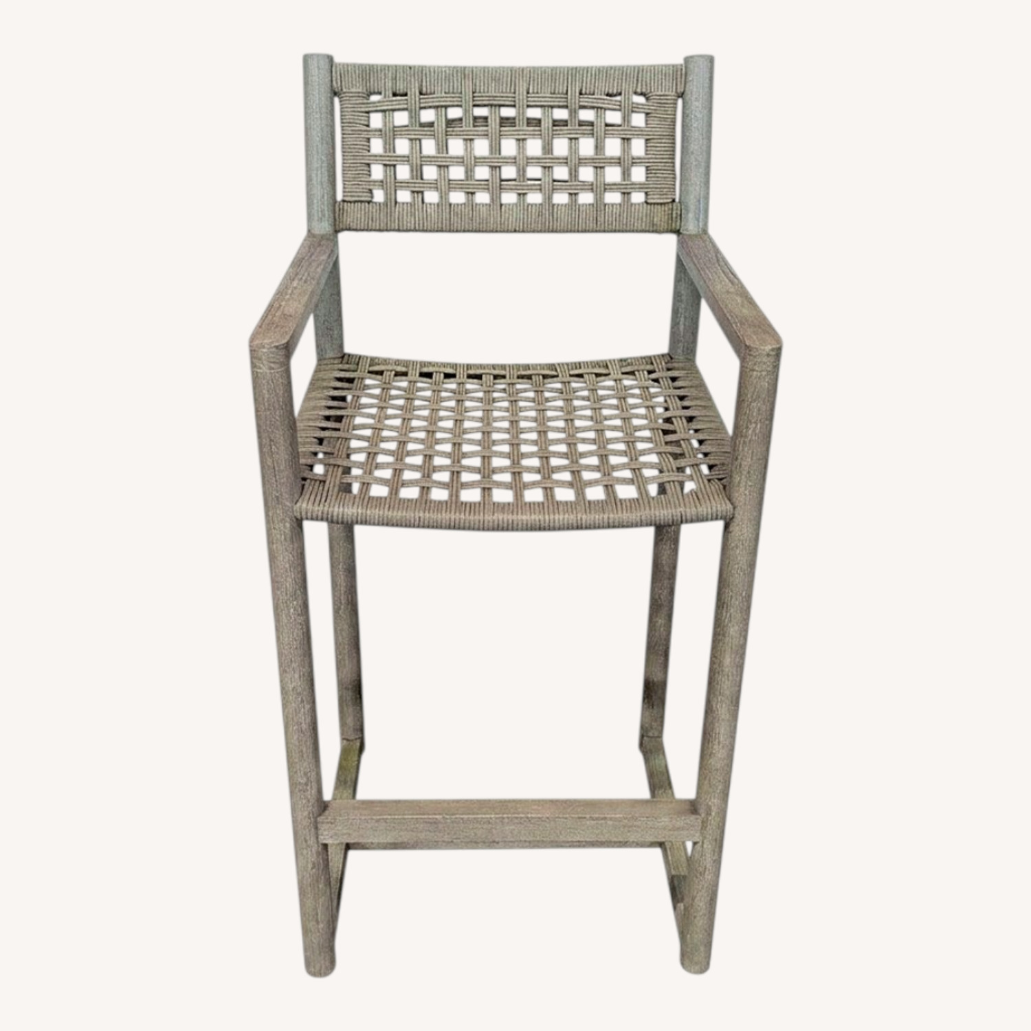Restoration Hardware Bondi Teak Counter Stool - image-0