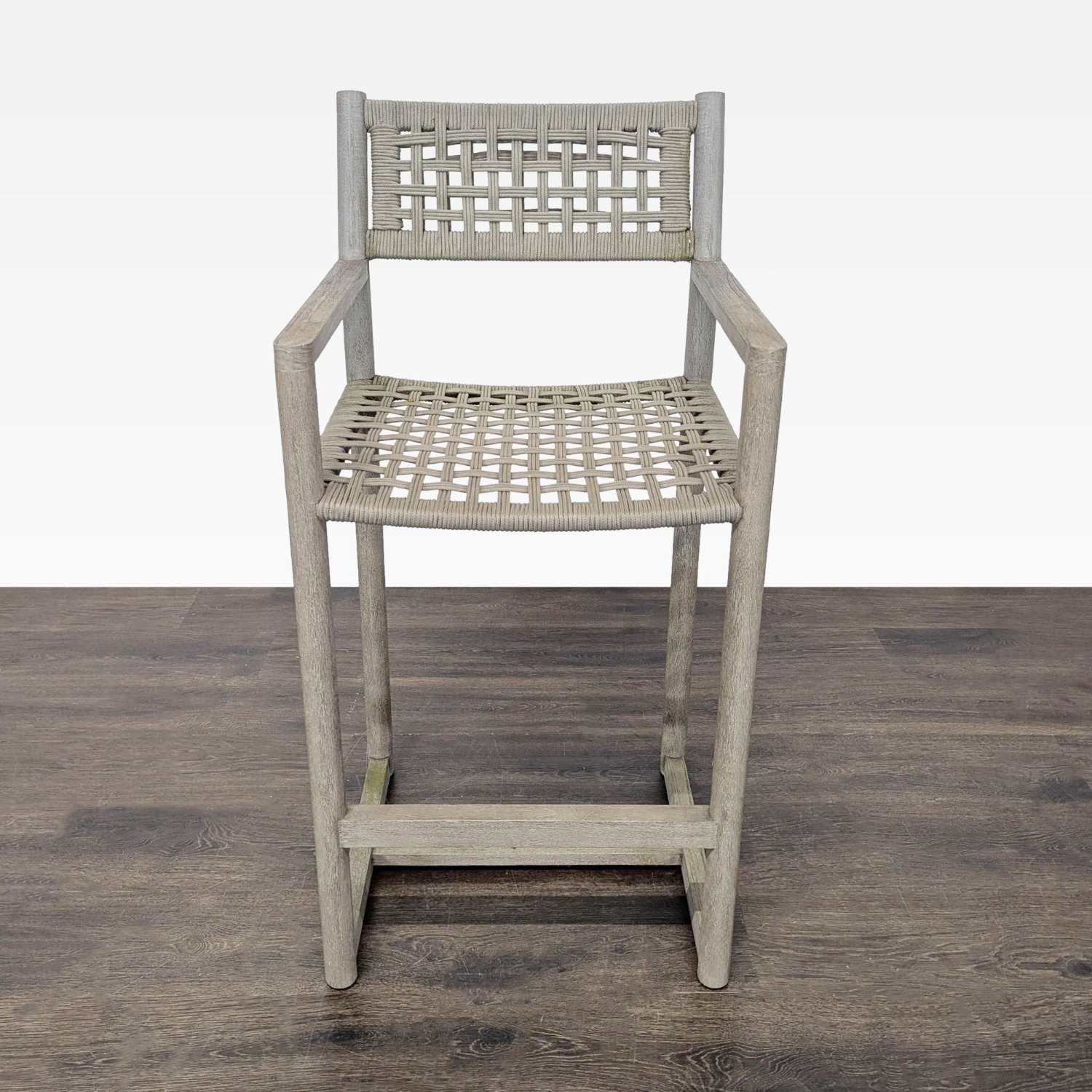 Restoration Hardware Bondi Teak Counter Stool - image-4