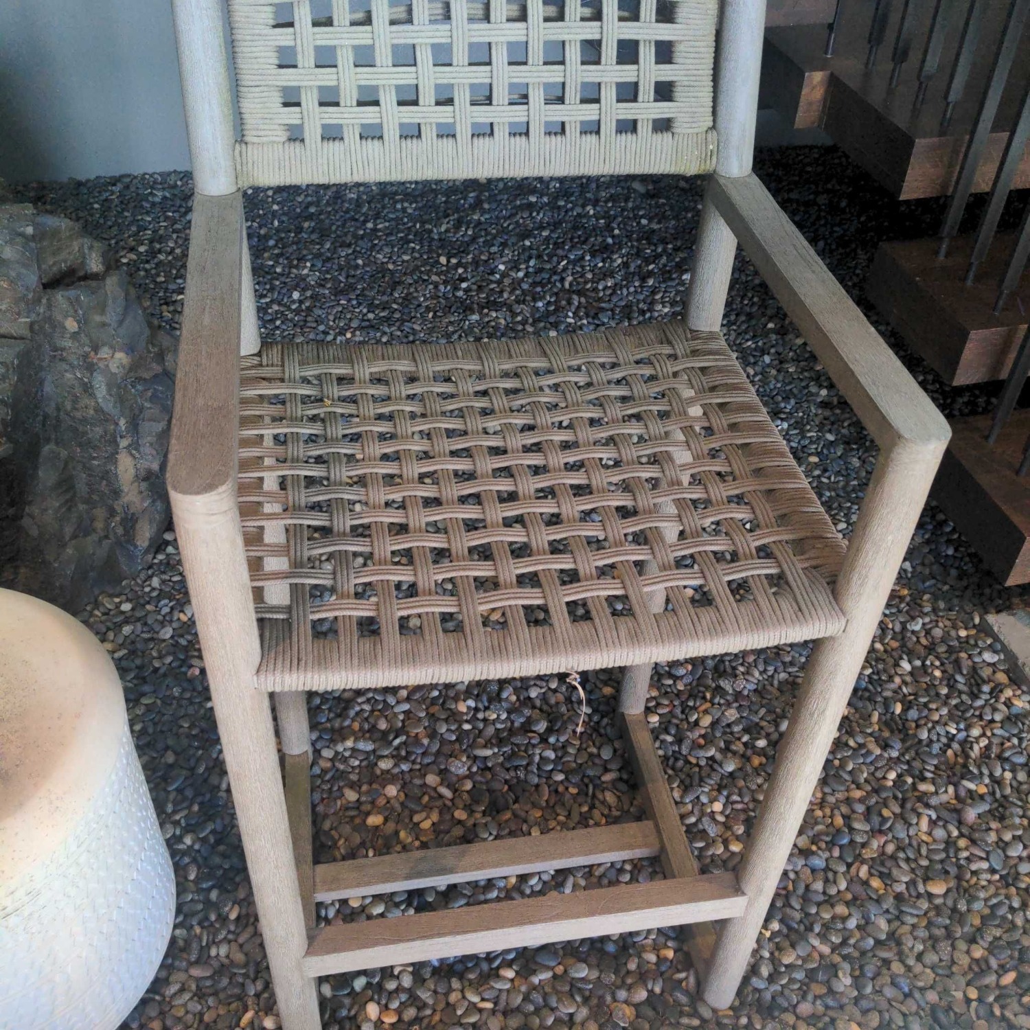 Restoration Hardware Bondi Teak Counter Stool - image-2