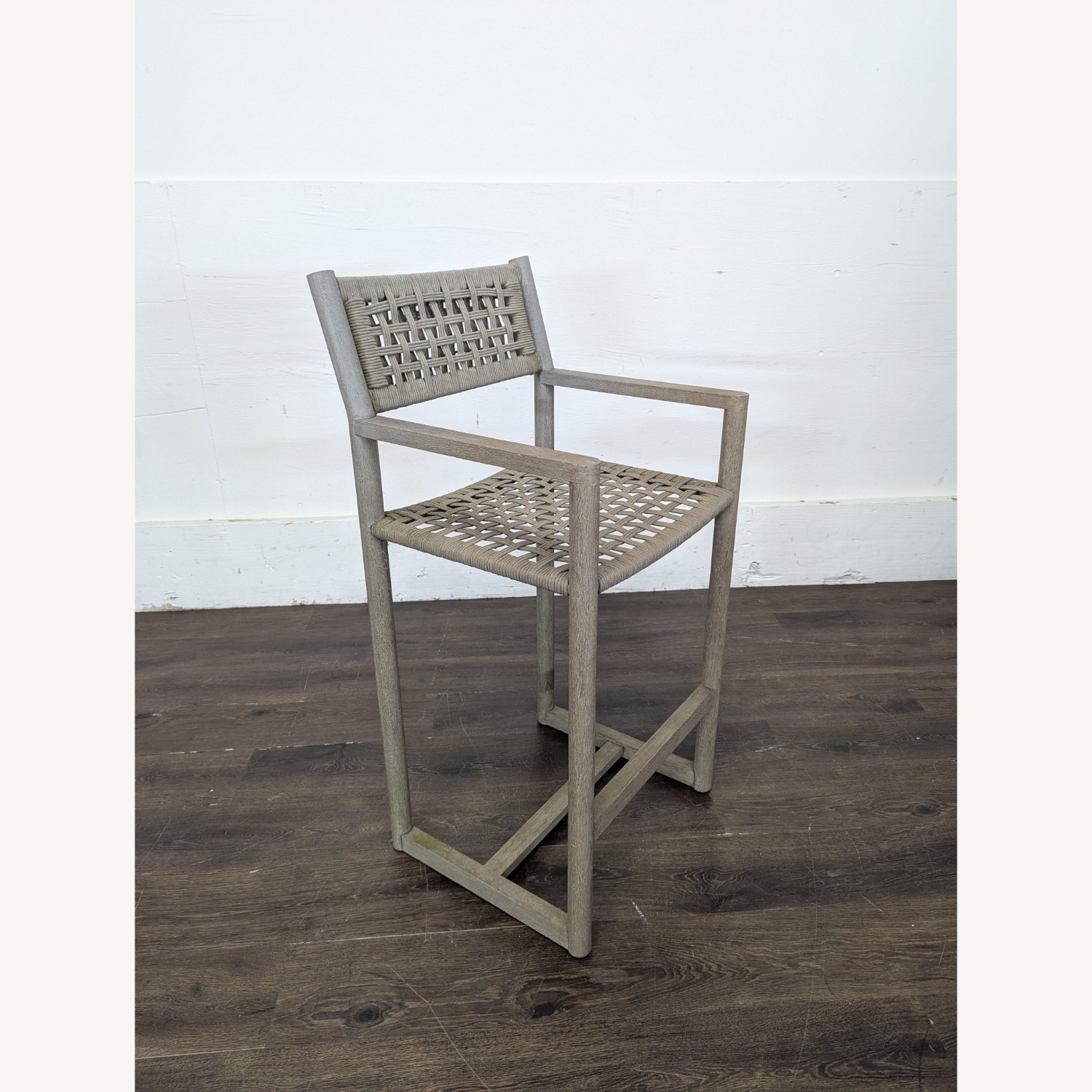 Restoration Hardware Bondi Teak Counter Stool - image-5