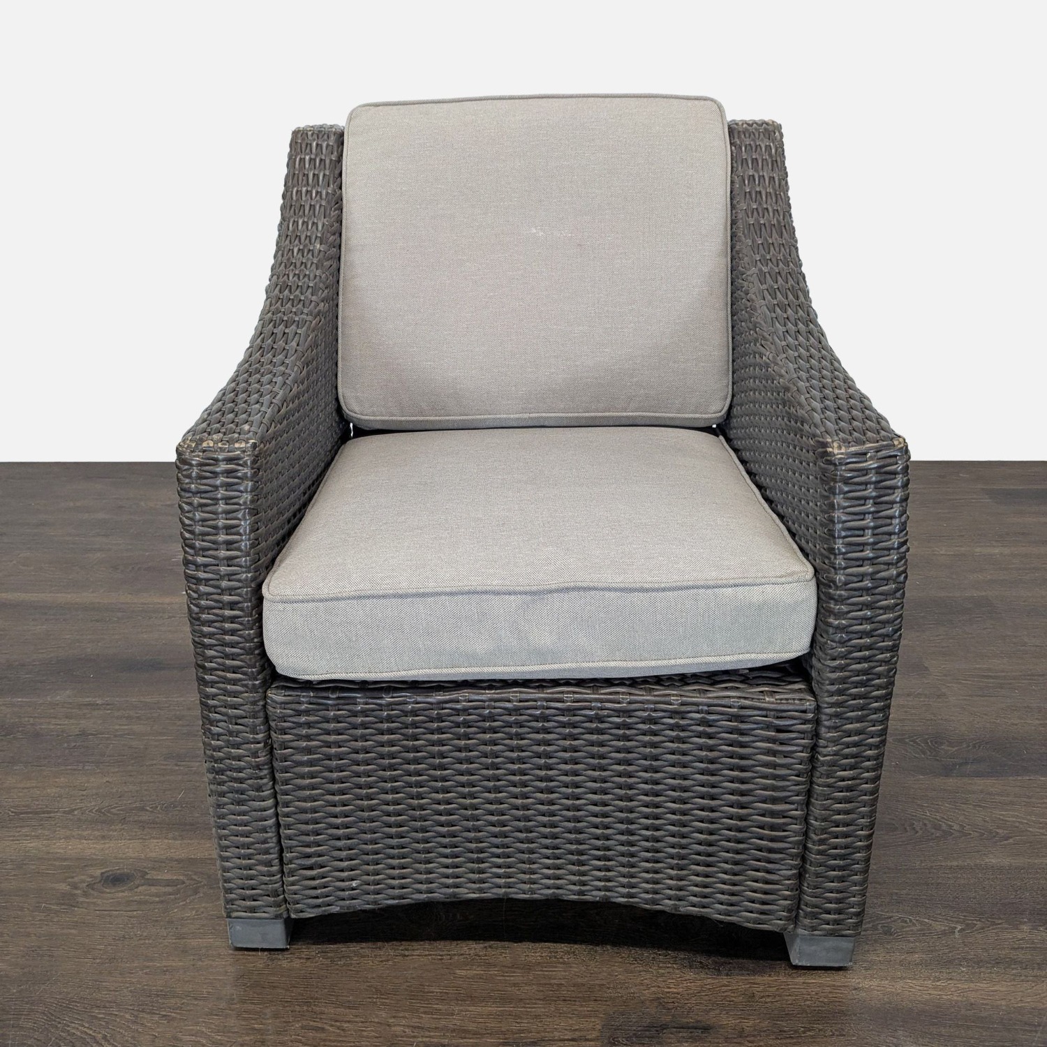 Threshold All-Weather Wicker Outdoor Lounge Chair - image-4