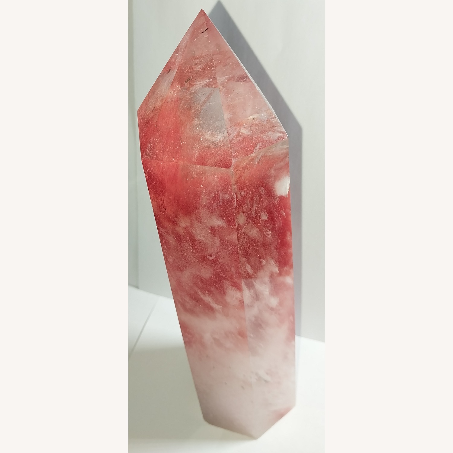 Cherry Quartz Crystal Tower  - image-7