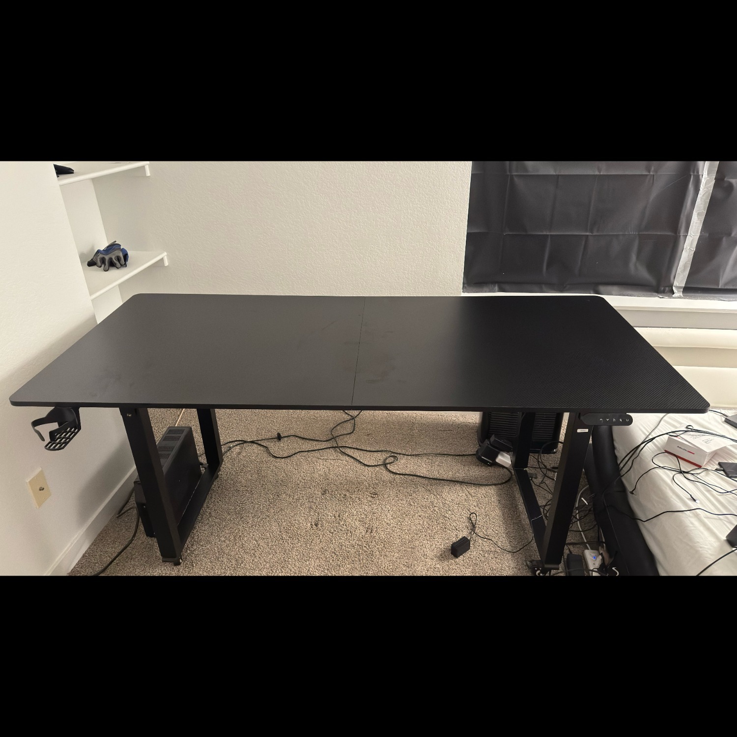 Electric Height Adjustable Standing Desk - image-1