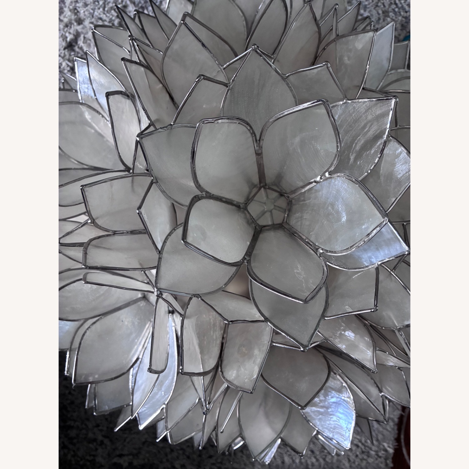 Pottery Barn Kids Capiz Ceiling Lamp - image-3