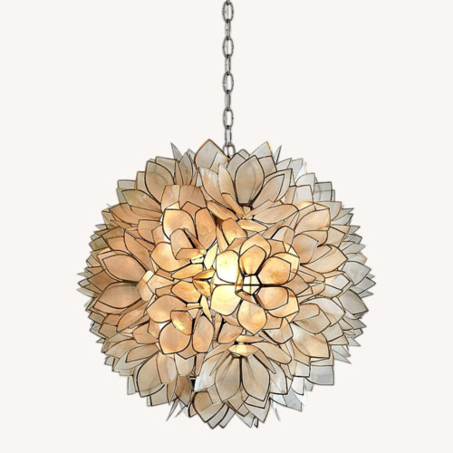 Used Pottery Barn Kids Capiz Ceiling Lamp for sale on AptDeco