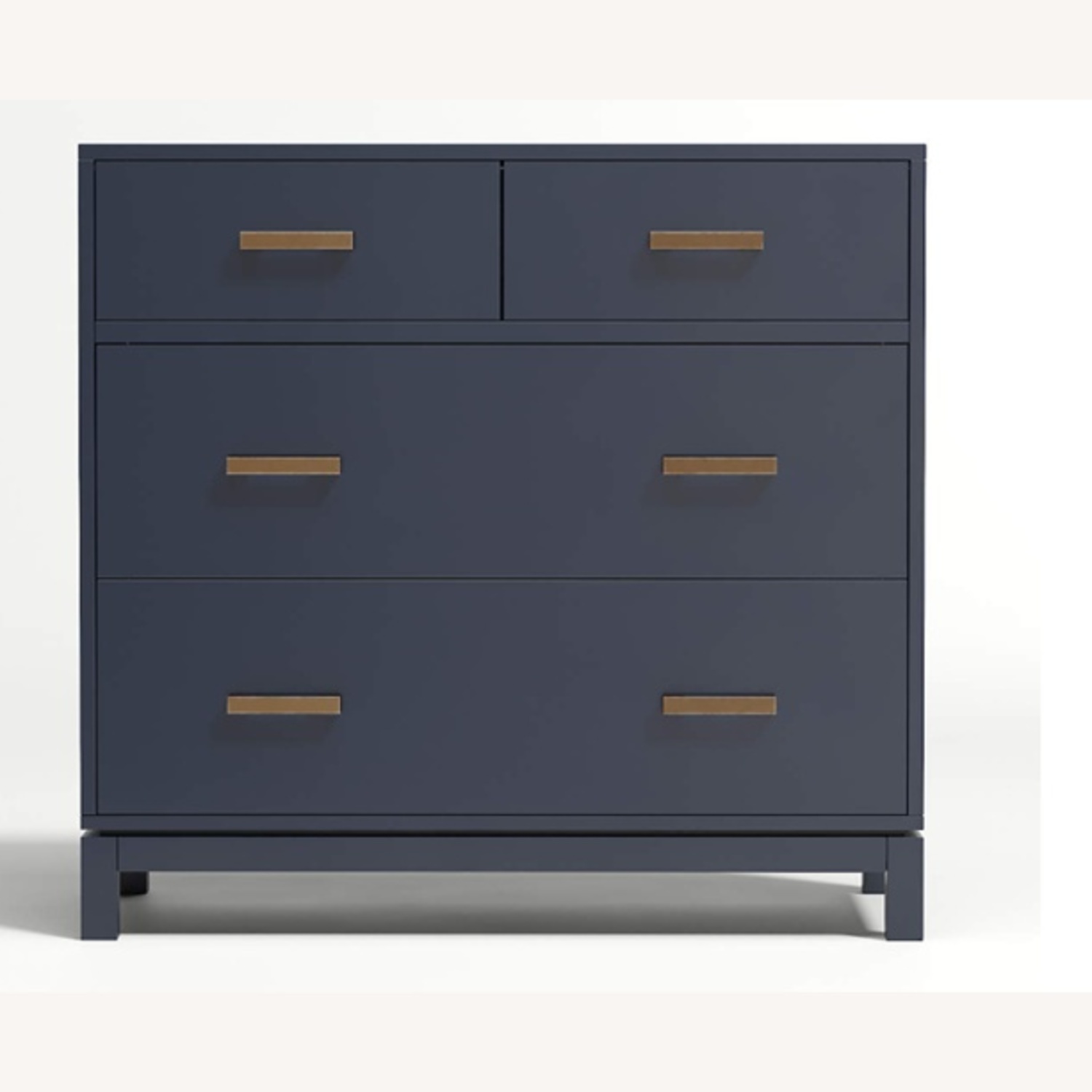 Crate & Kids Parke 36" Navy Blue Wood 4-Drawer Dresser - image-5