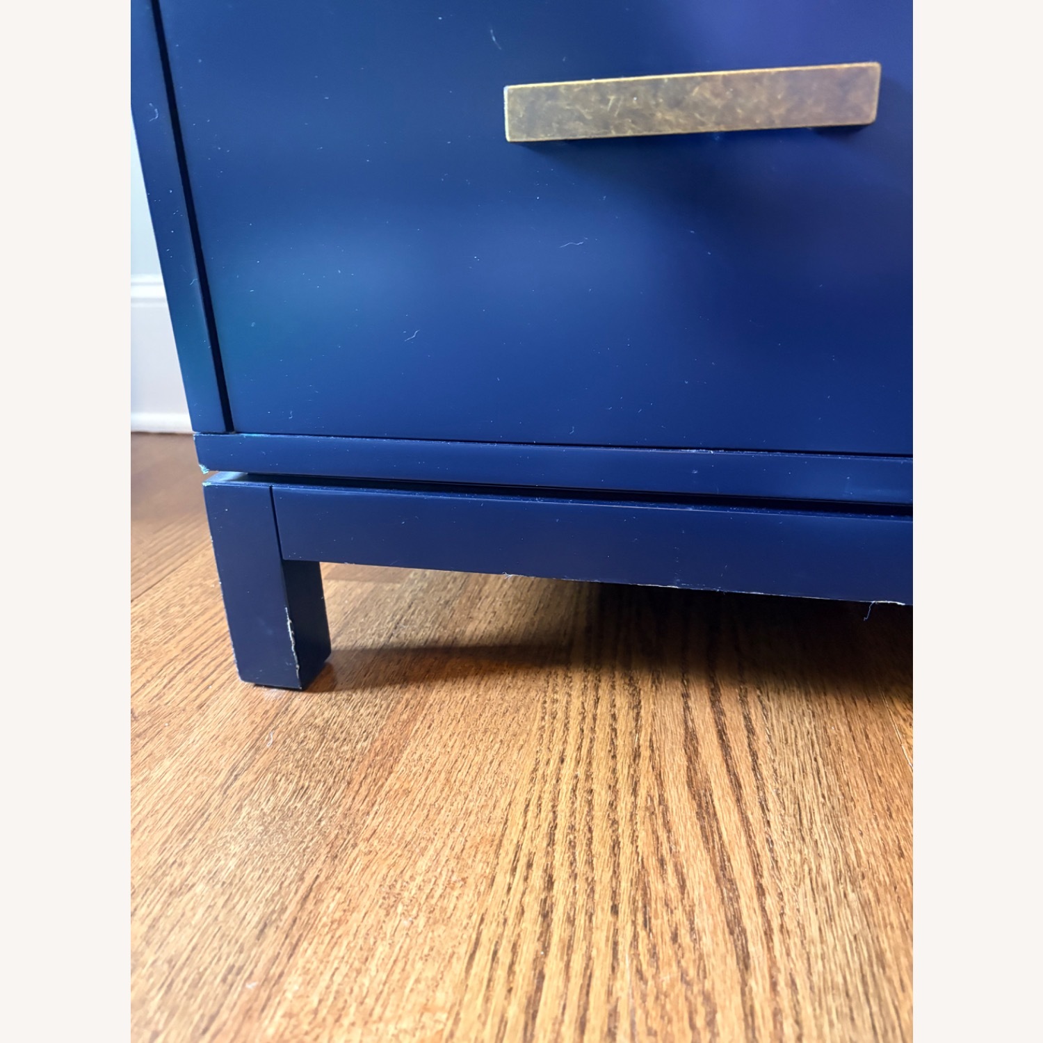Crate & Kids Parke 36" Navy Blue Wood 4-Drawer Dresser - image-4