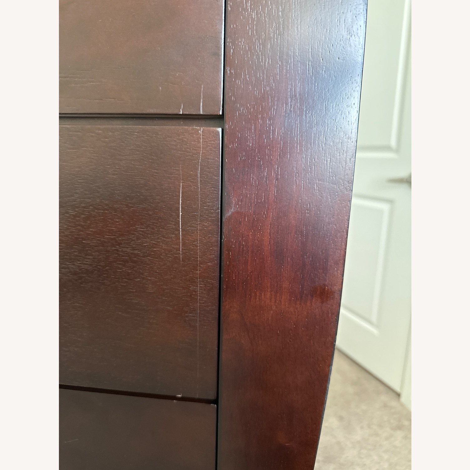 Value City Furniture Jaden Dark Brown Wood Chest - image-2