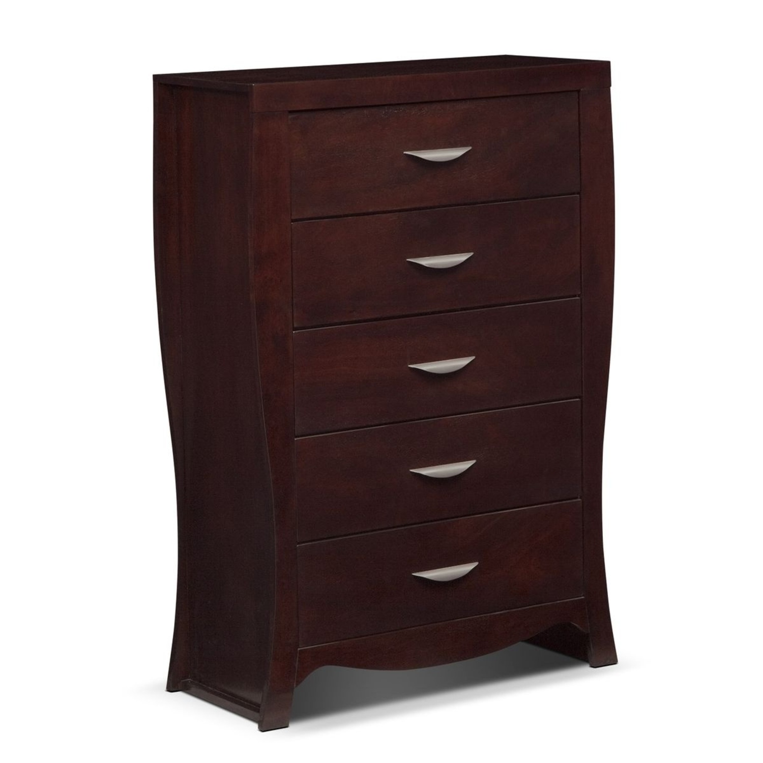Value City Furniture Jaden Dark Brown Wood Chest - image-10