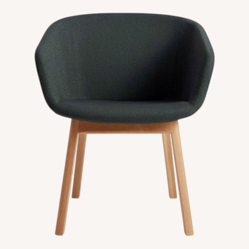 Used Blu Dot Host Dark Gray Fabric Dining Chairs for sale on AptDeco