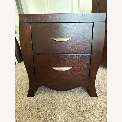 Used Value City Furniture Dark Brown Nightstand for sale on AptDeco