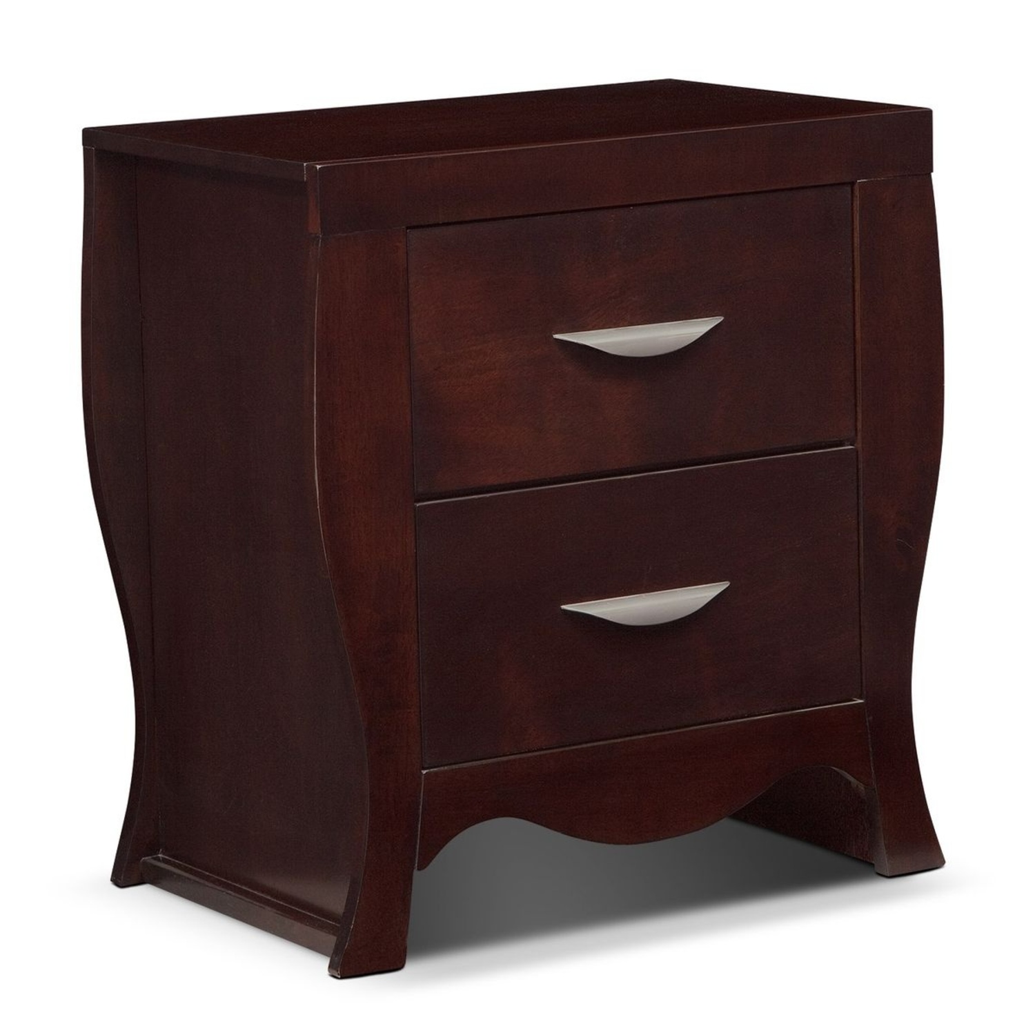 Value City Furniture Dark Brown Nightstand - image-9