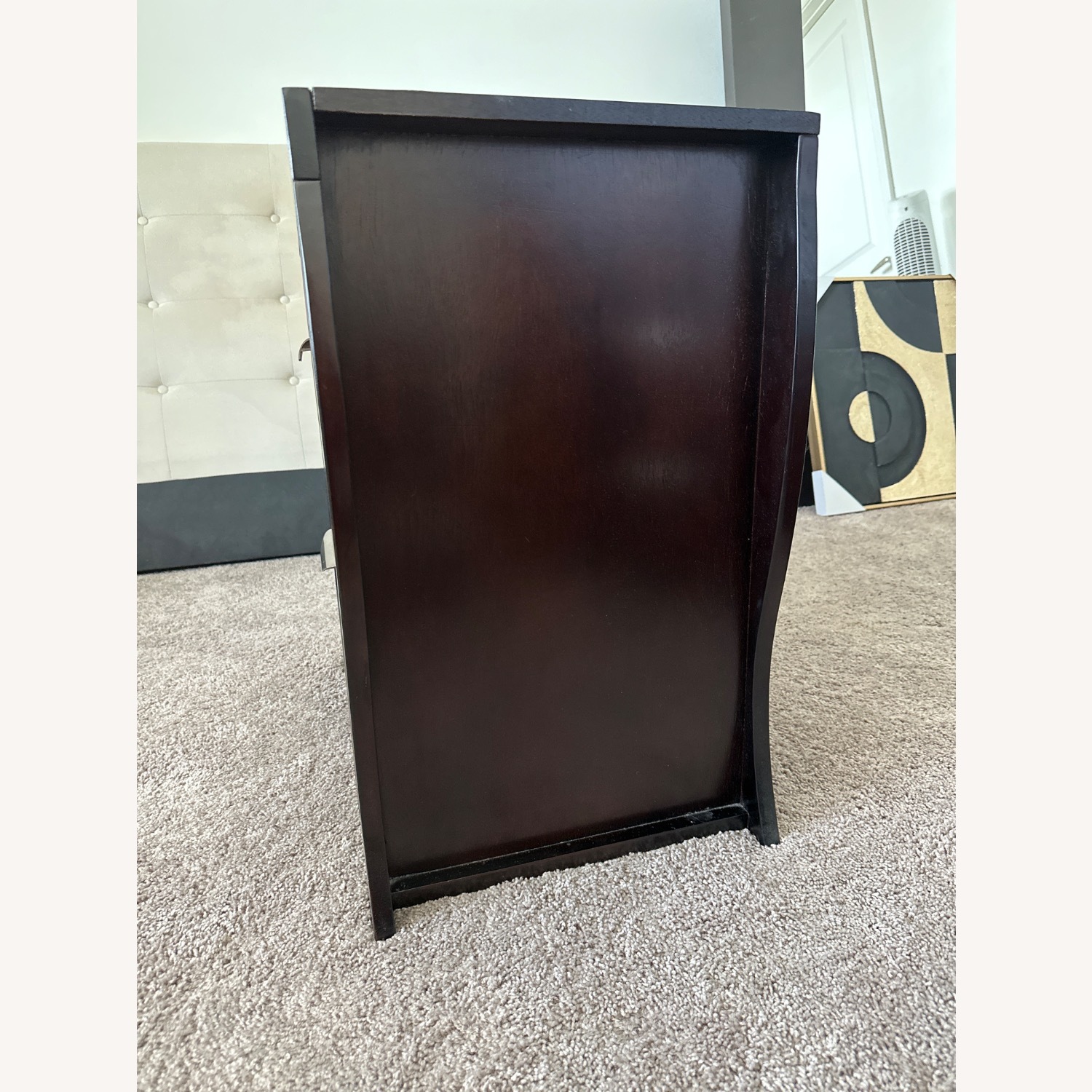 Value City Furniture Dark Brown Nightstand - image-3
