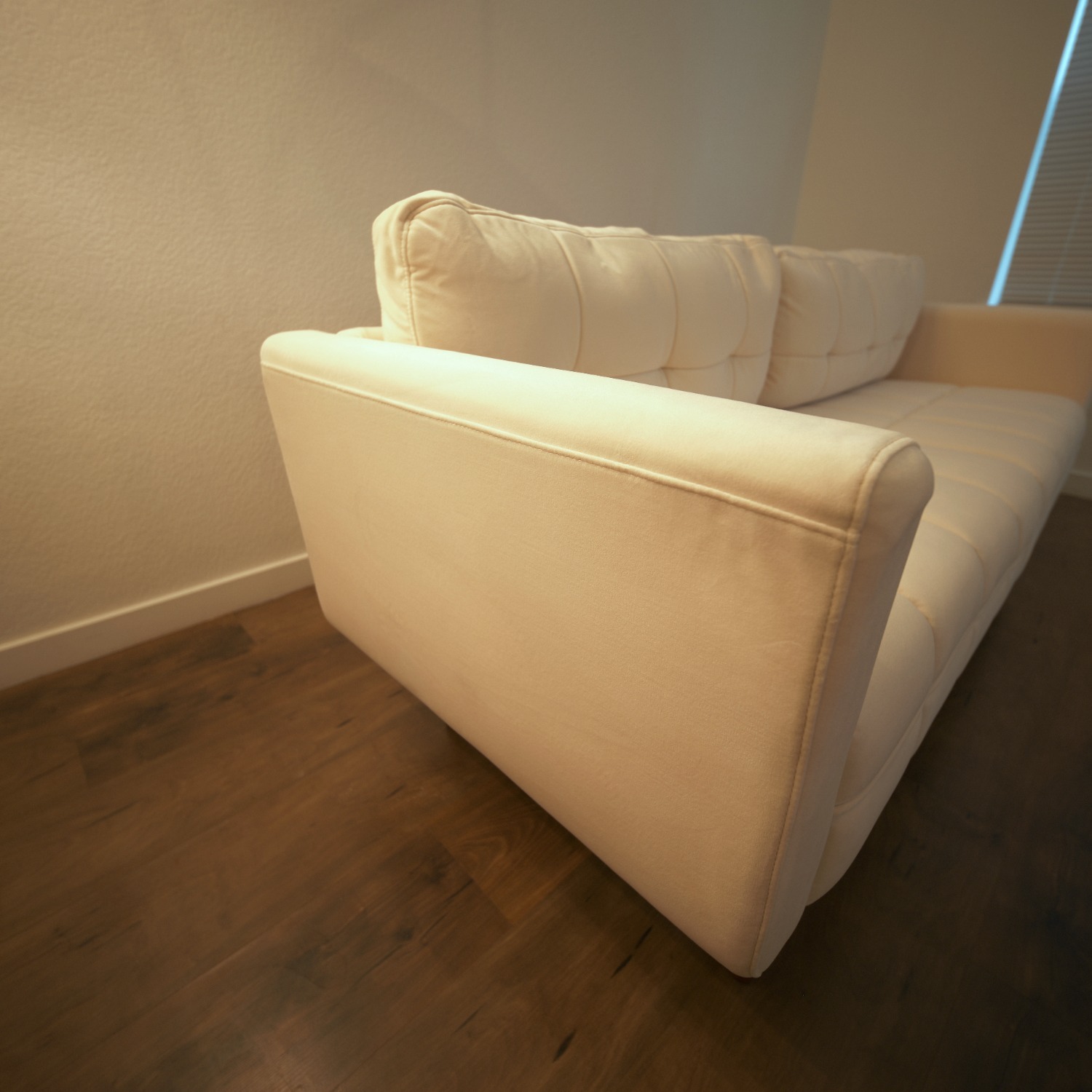 Amazon 75" Mid-Century Velvet Loveseat Sofa - image-3